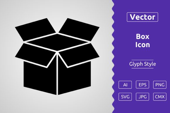 Vector Box Glyph Icon – A Versatile Tool for Designers and Creators