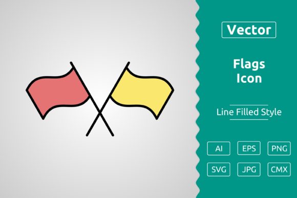 Vector Flags Filled Outline Icon: A Versatile Tool for Designers and Creators