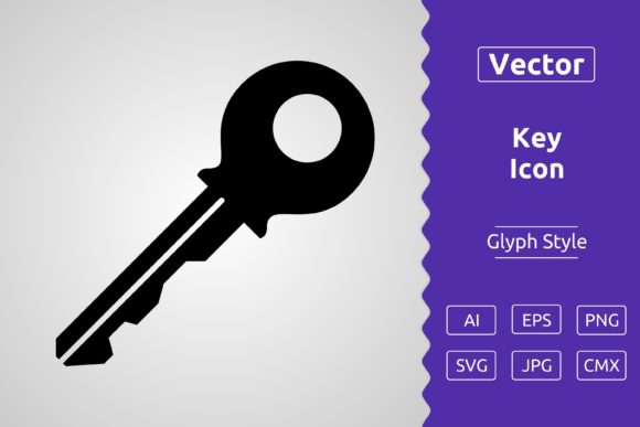 Vector Key Glyph Icon: A Versatile Tool for Modern Design Workflows