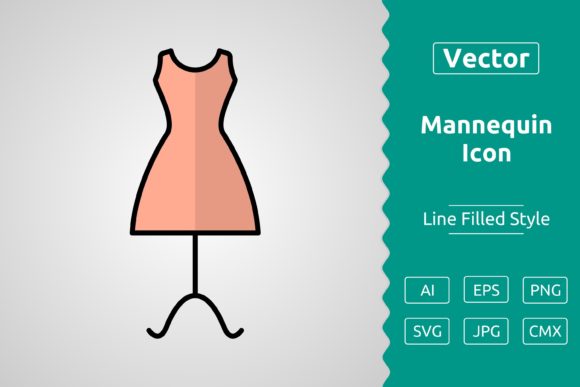 Vector Mannequin Filled Outline Icon: A Versatile Tool for Modern Design Workflows