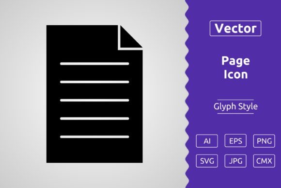 Vector Page Glyph Icon: A Versatile Tool for Modern Design Workflows