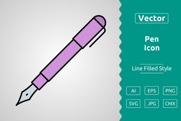 Vector Pen Filled Outline Icon: A Strategic Tool for Creative and Professional Use