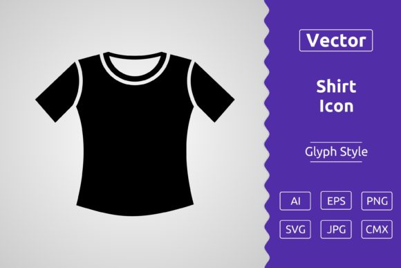 Vector Shirt Glyph Icon