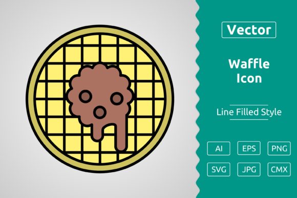 Vector Waffle Filled Outline Icon: A Strategic Tool for Design and Branding